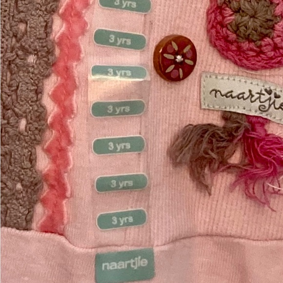 Naartjie pink hooded sweater trim dress with matching leggings . NWT 3 years - Picture 6 of 6